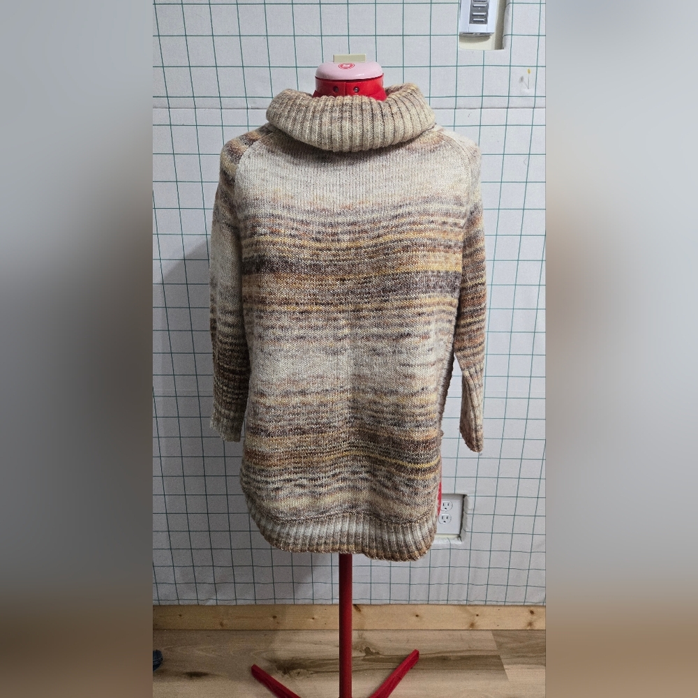 Ponsesa Multicolor Turtleneck Sweater